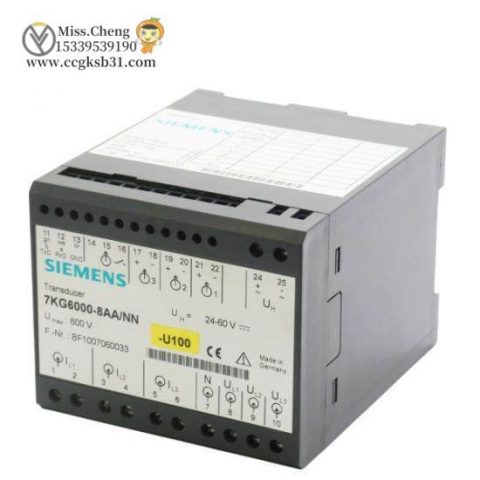 Siemens 7KG6000-8AA Ultrasonic Transmitter, Advanced Control Module