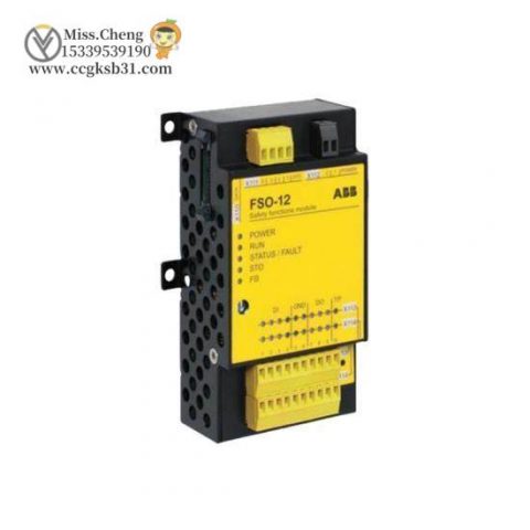 ABB FSO-12 Safety Function Module - Advanced Protection for Industrial Automation, 200 Characters or Less